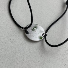 Náramek s medailonkem 14 mm, dírky na boku