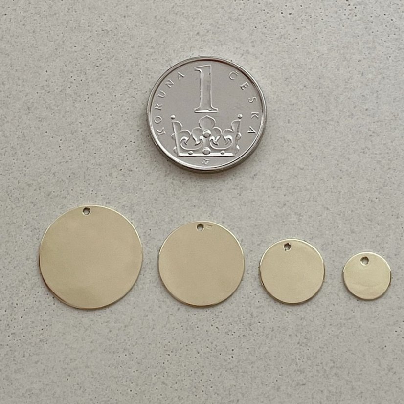 Porovnání velikostí - 17 mm, 14 mm, 11 mm, 8 mm