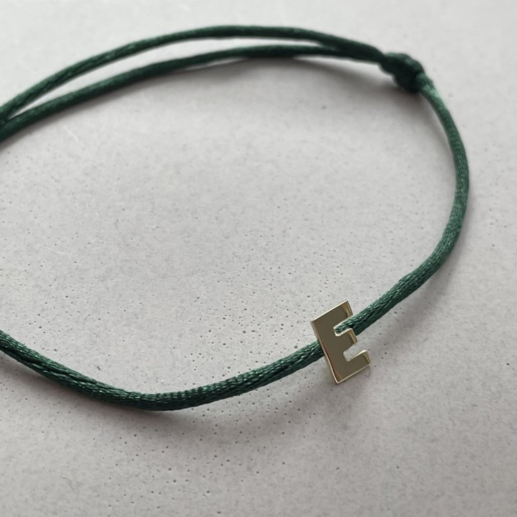 Satén 1 mm, zelená