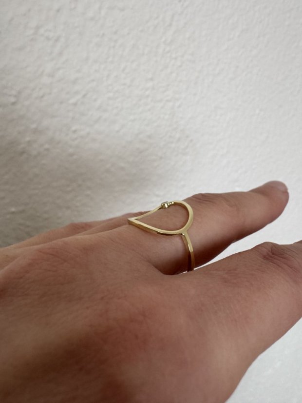 Prstýnek TA Karma - Barva zlata: Růžové (AU585/1000), Velikost prstýnku: 59