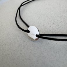 Náramek s medailonkem 8 mm, dírky na boku