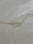 Řetízkový náramek s obrysem srdce - Barva zlata: Bílé (Au585/1000), Délka náramku (celková): 18 cm